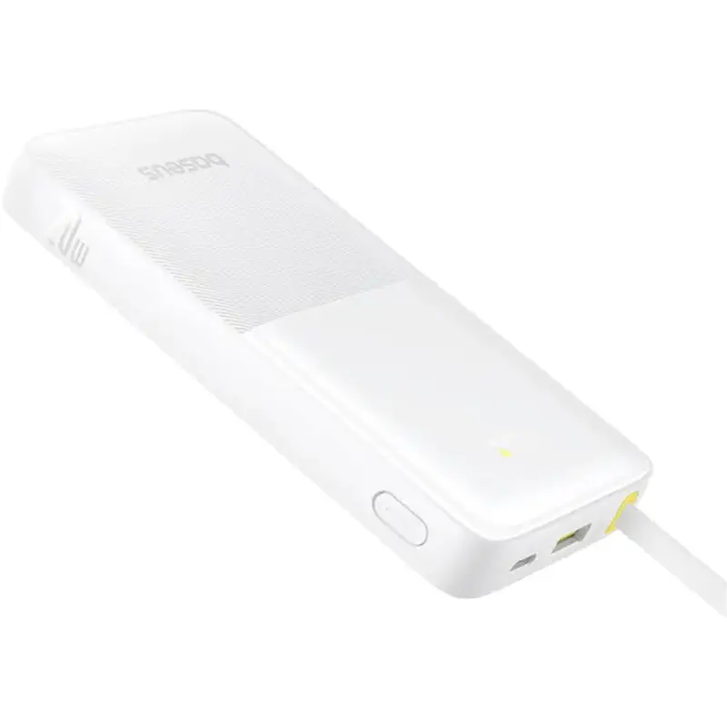Портативное ЗУ Power Bank Baseus Bipow 2 Digital Display PD20W with cable 10000 mAh (P10077101113), Moon White 3, купить оптом с доставкой