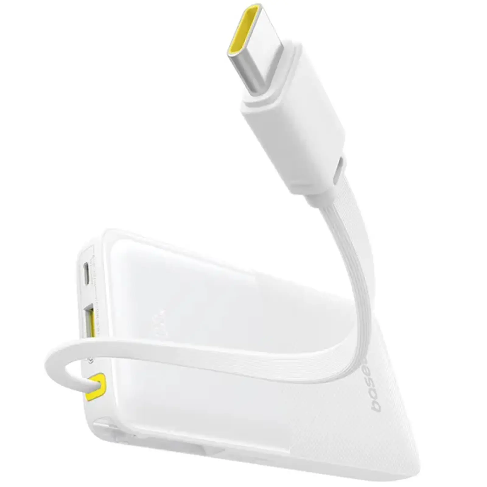 Портативное ЗУ Power Bank Baseus Bipow 2 Digital Display PD20W with cable 10000 mAh (P10077101113), Moon White 5, купить оптом с доставкой