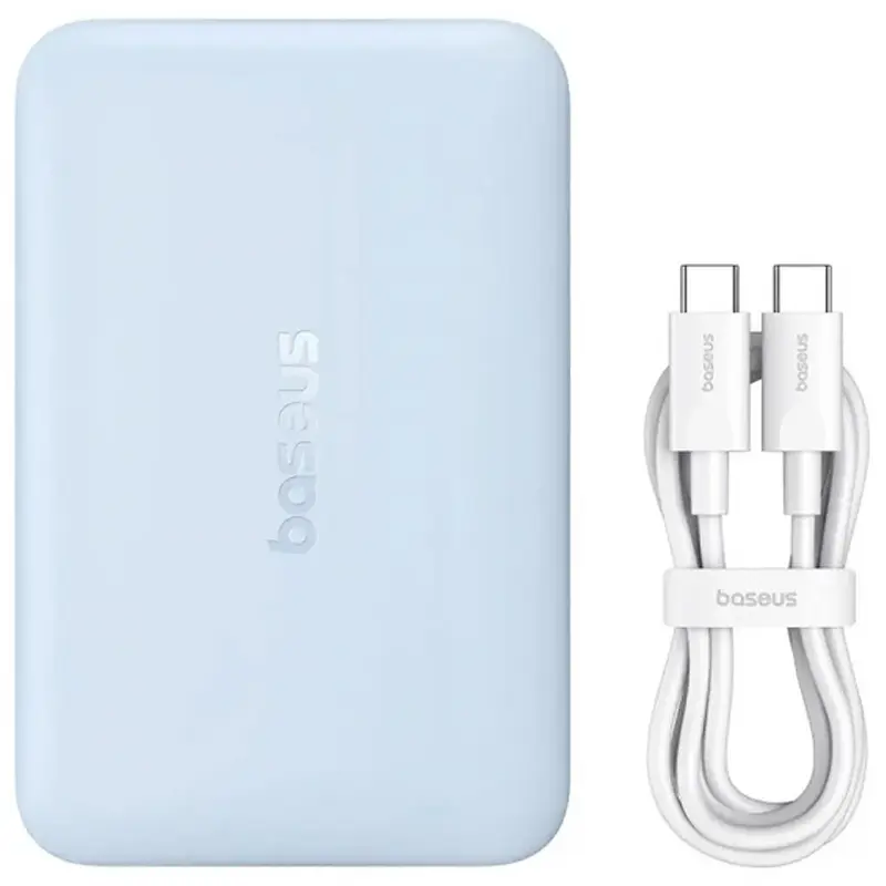 Портативное ЗУ Power Bank Baseus EnerFill FM11 Ultra-Mini 22.5W с БЗУ 10000mAh (PPFM11-1022), Galaxy Blue 4, купить оптом с доставкой