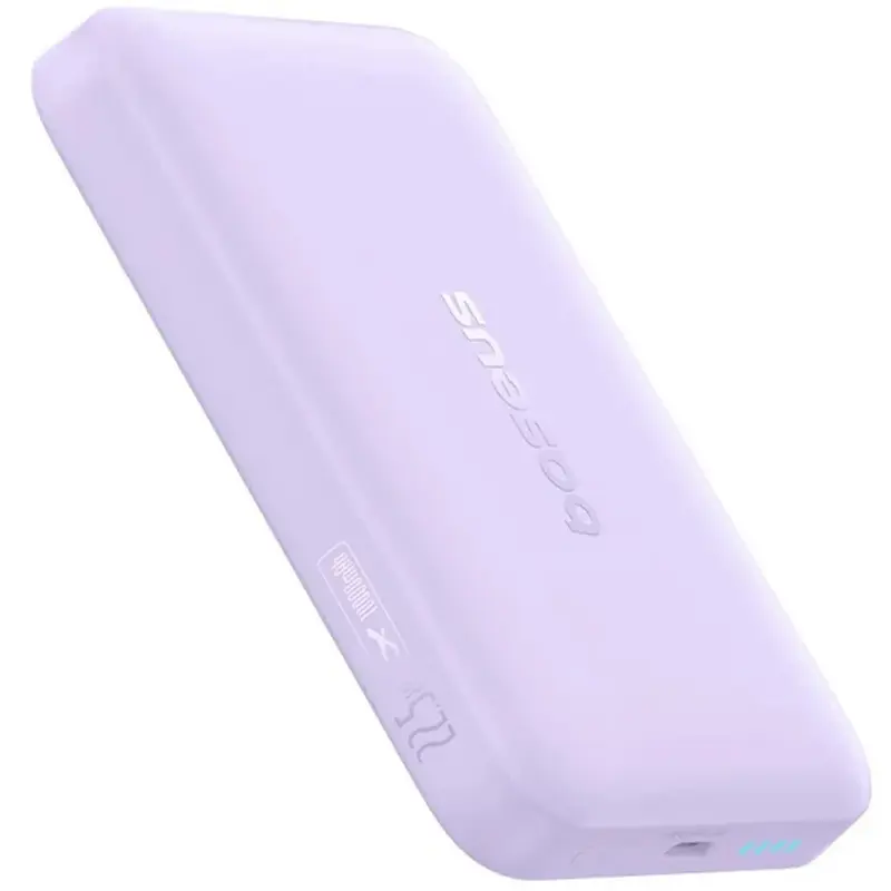 Портативное ЗУ Power Bank Baseus EnerFill FM11 Ultra-Mini 22.5W с БЗУ 10000mAh (PPFM11-1022), Nebula Purple 5, купить оптом с доставкой
