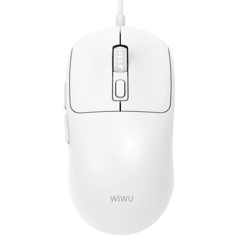 Мышь проводная WIWU WM111 Wired Mouse, White, купить оптом с доставкой