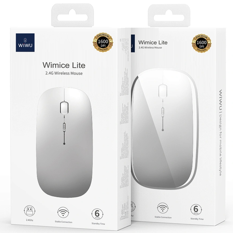 Мышь беспроводная WIWU WM101-C Wimice Lite 2.4G на картинке №6