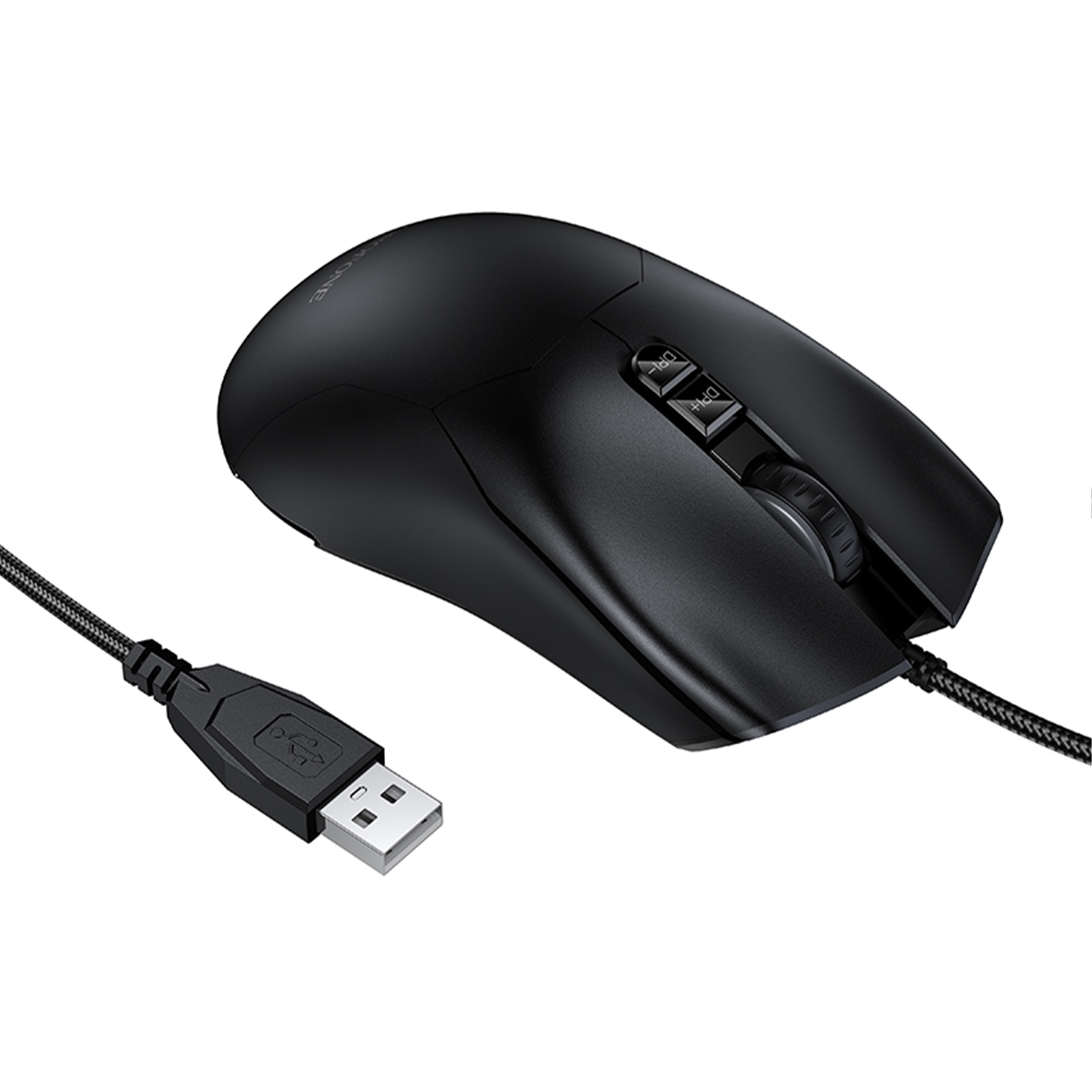 Мышь проводная Borofone BG18 Valeroso, Black 3, купить оптом с доставкой