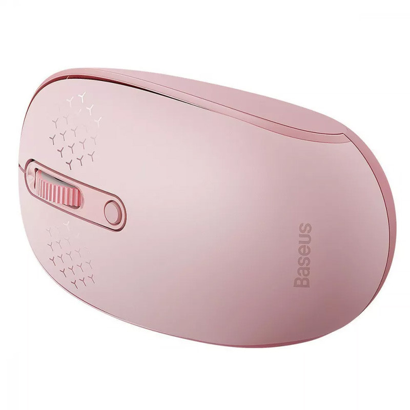 Миша бездротова Baseus F01B Tri-Mode Bluetooth + 2.4G (B01055503833), Pink 4, купити оптом з доставкою