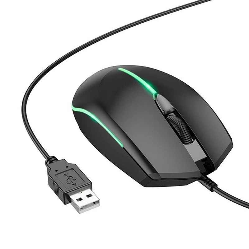 Миша дротова Borofone BG10 Soaring, купити оптом з доставкою