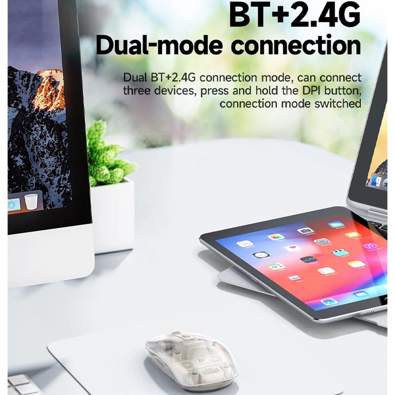 Миша Hoco GM29 Mysterios dual-mode на малюнкі №2