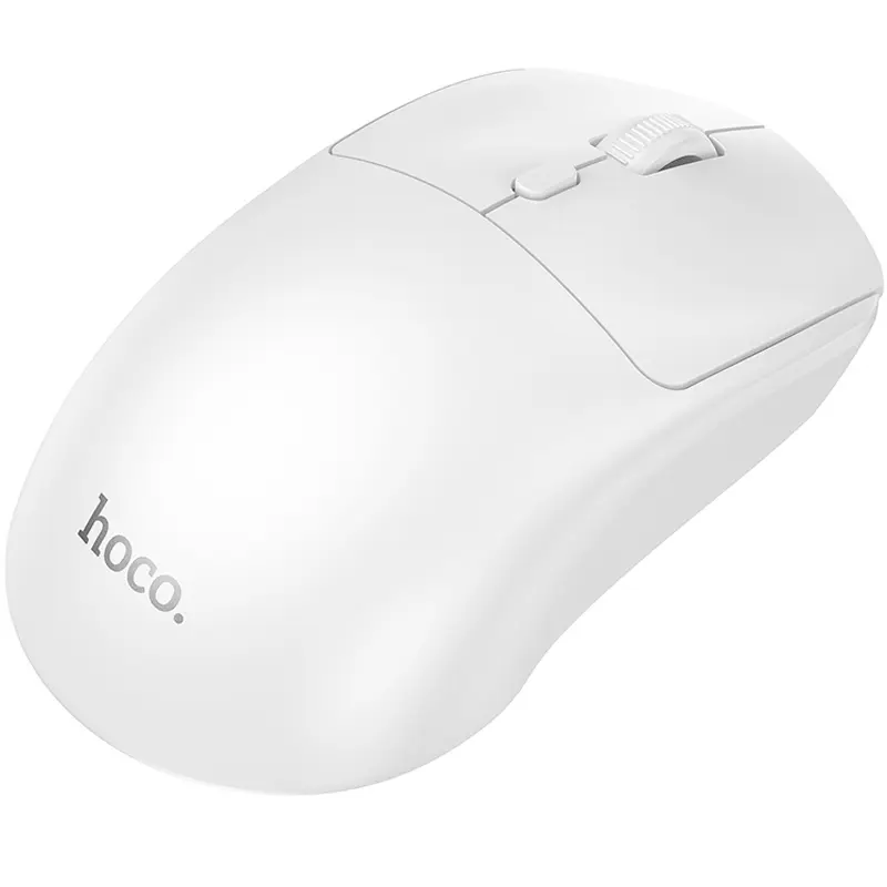 Миша бездротова Hoco GM42 Platino 2.4G, White 1, купити оптом з доставкою