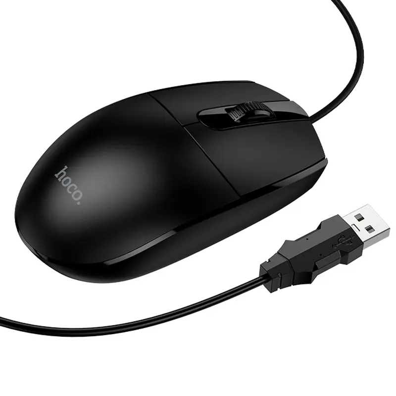 Миша дротова Hoco GM50 League, Black 2, купити оптом з доставкою