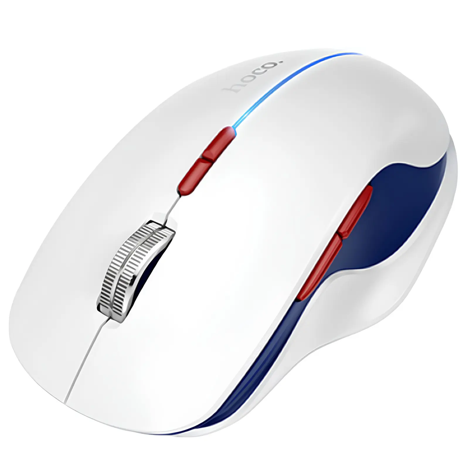 Мышь беспроводная Hoco GM40 Dixon RGB dual-mode, Space White, купить оптом с доставкой