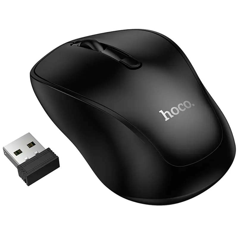 Миша бездротова Hoco GM41 Exciting Bluetooth + 2.4G, Black 1, купити оптом з доставкою