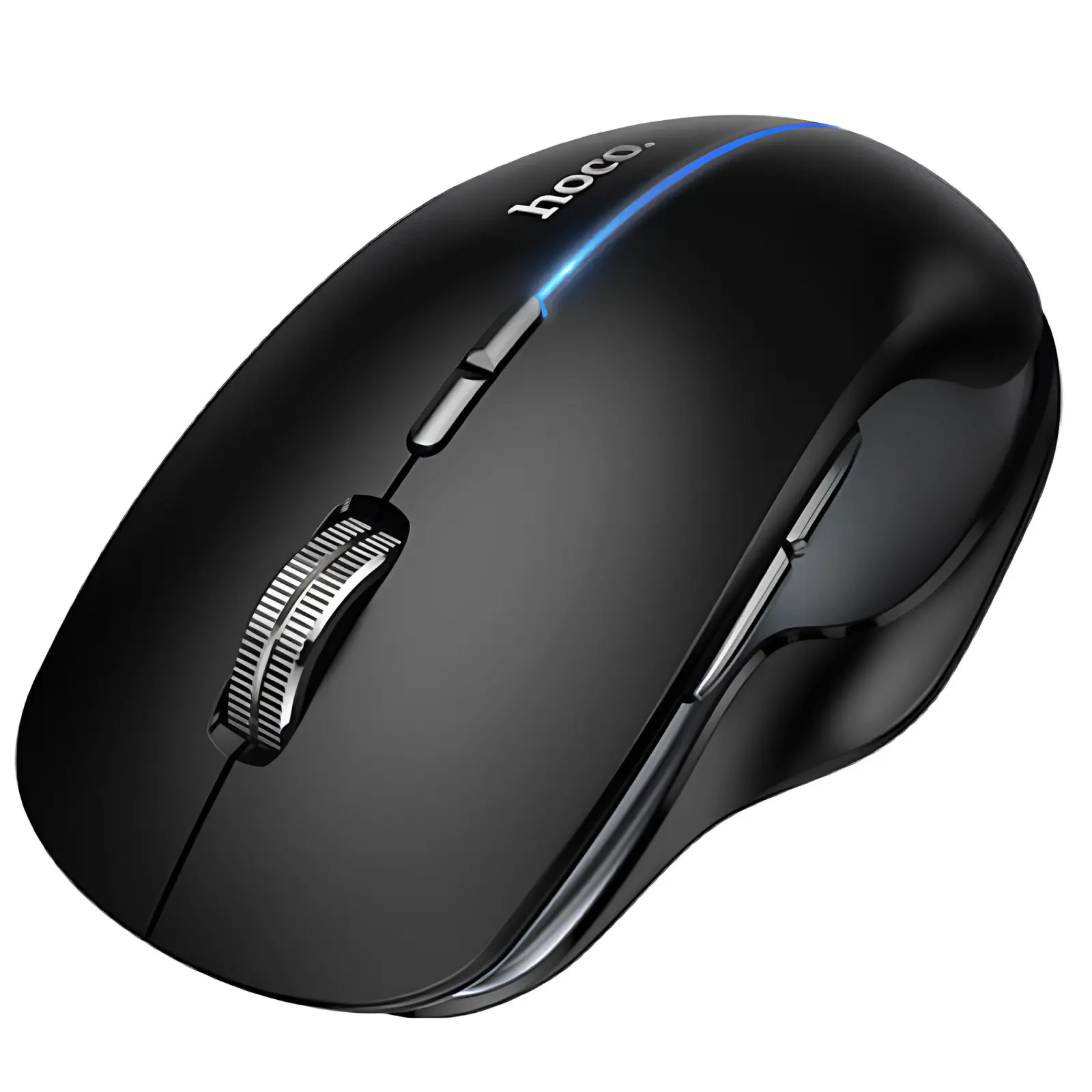 Мышь беспроводная Hoco GM40 Dixon RGB dual-mode, Dark Night Black, купить оптом с доставкой