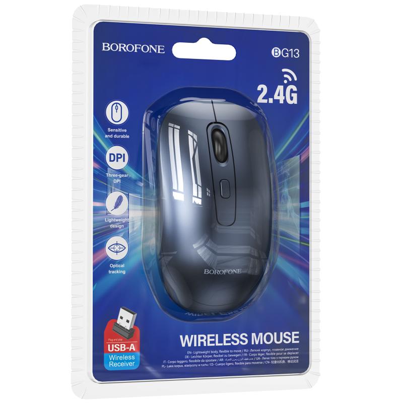 Мышь беспроводная Borofone BG13 Winner 2.4G на картинке №2