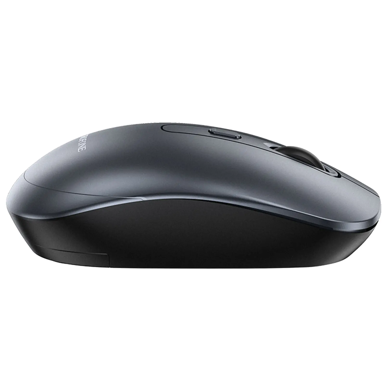 Миша бездротова Borofone BG13 Winner 2.4G, Black / Metal gray 3, купити оптом з доставкою