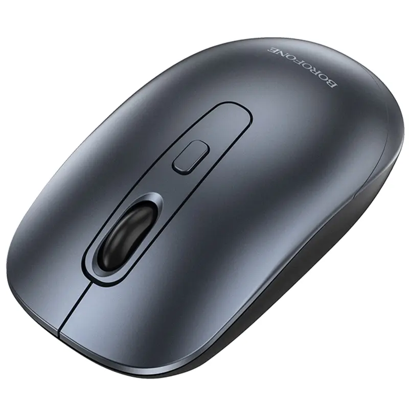 Миша бездротова Borofone BG13 Winner 2.4G, Black / Metal gray 4, купити оптом з доставкою