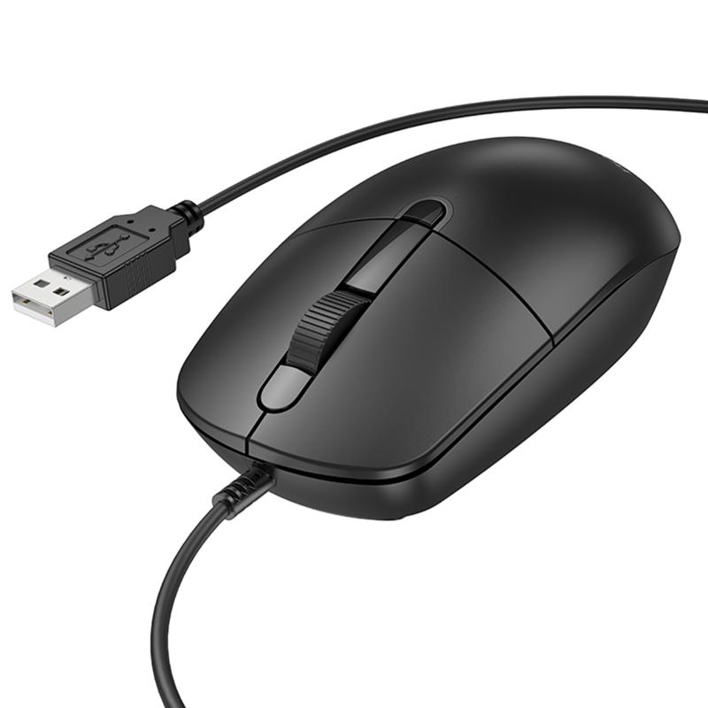 Мышь проводная Borofone BG17 Morning на картинке №4