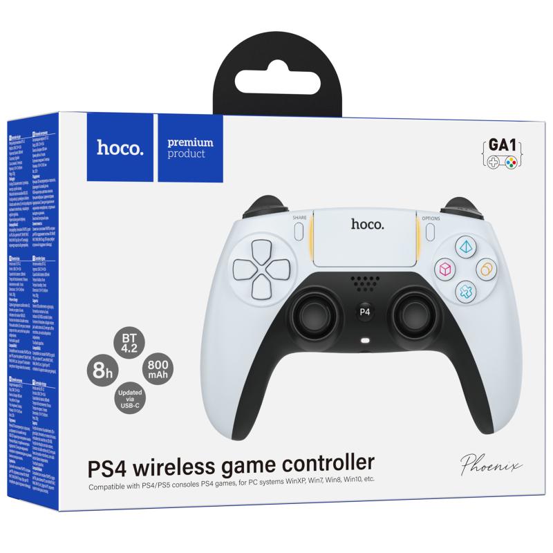 Игровой джойстик геймпад Hoco GA1 Phoenix for PS4 на картинке №2