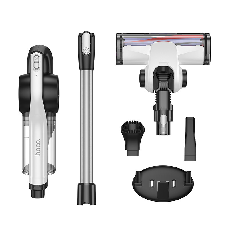 Беспроводной аккумуляторный пылесос Hoco HY11 with roller brush на картинке №4