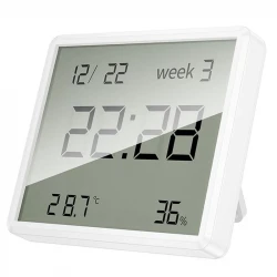 Электронный термогигрометр + часы Hoco HX41 5in1 Indoor