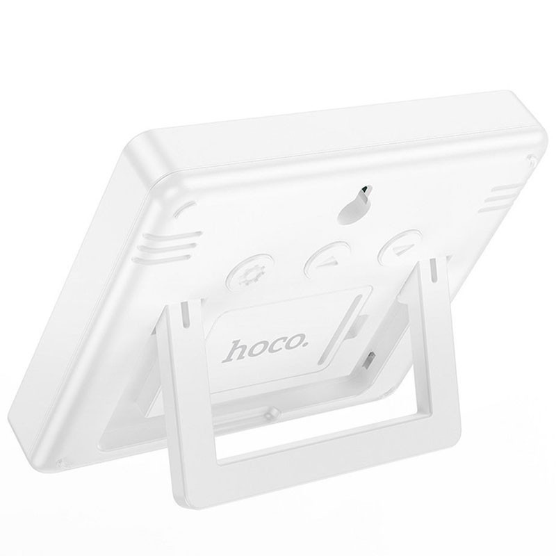 Электронный термогигрометр + часы Hoco HX41 5in1 Indoor на картинке №3