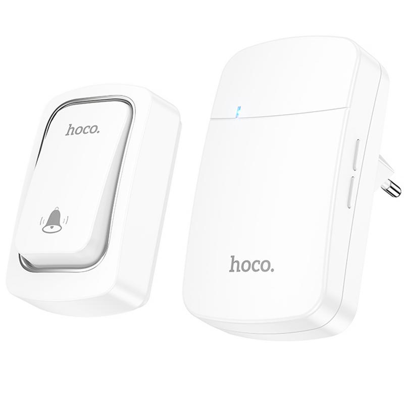 Дверной звонок Hoco HI26 EcoBell self-powered wireless doorbell на картинке №1