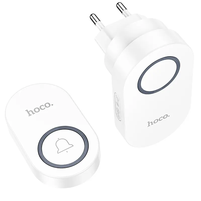 Дверной звонок Hoco HI25 Neon Bell, White 1, купить оптом с доставкой
