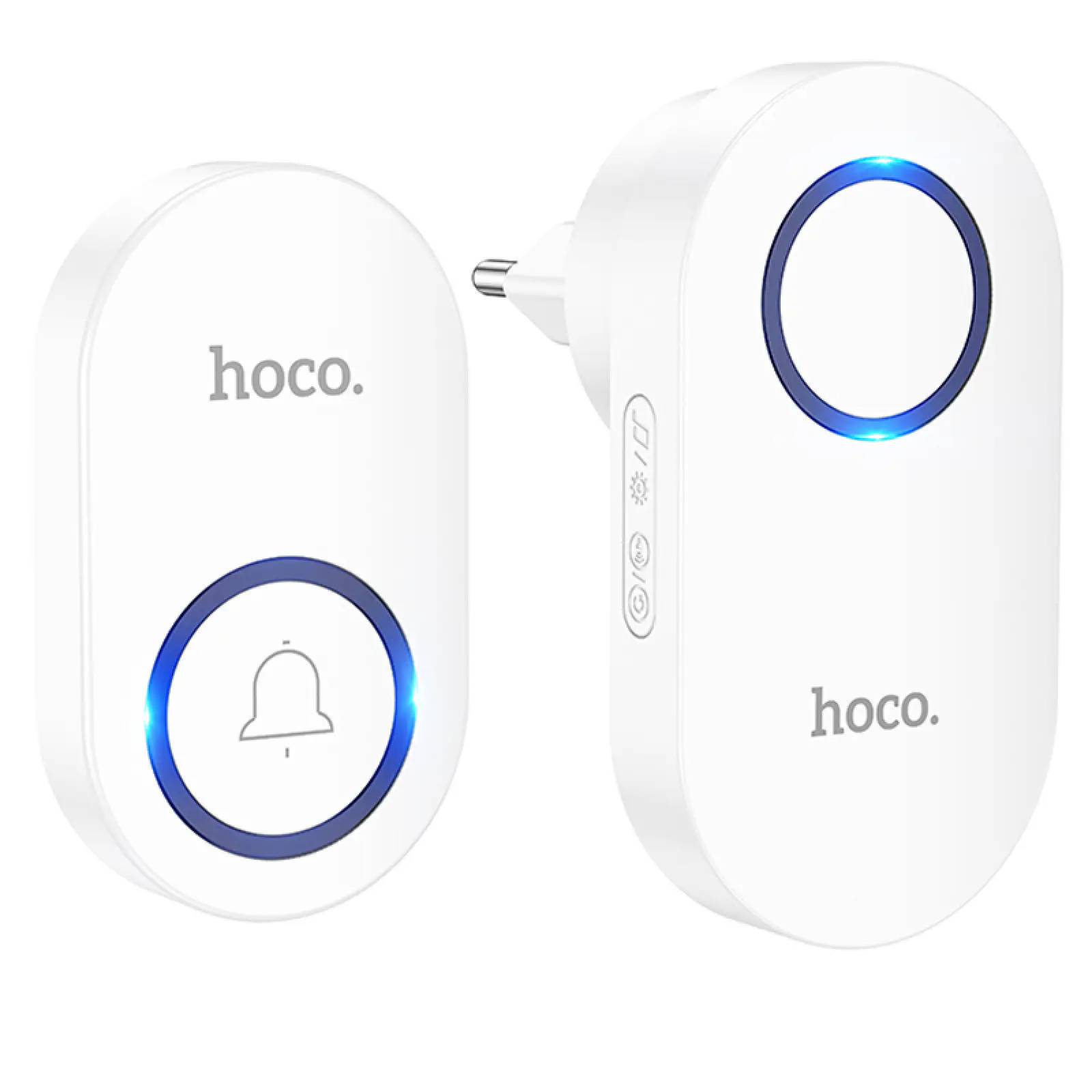 Дверной звонок Hoco HI25 Neon Bell, White, купить оптом с доставкой