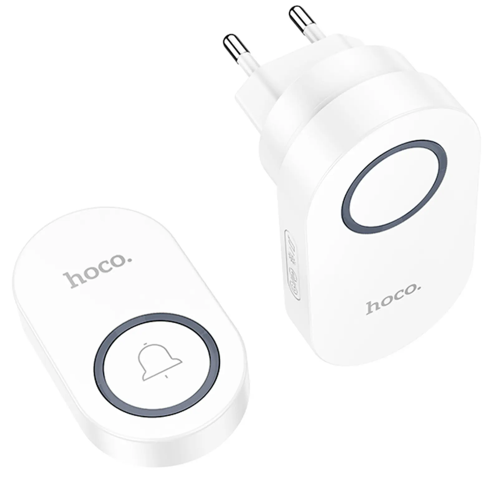 Дверной звонок Hoco HI25 Neon Bell, White 1, купить оптом с доставкой