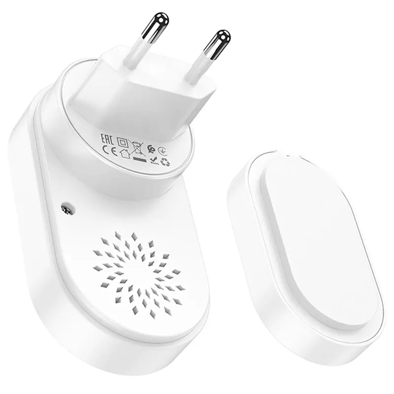 Дверной звонок Hoco HI25 Neon Bell, White 2, купить оптом с доставкой