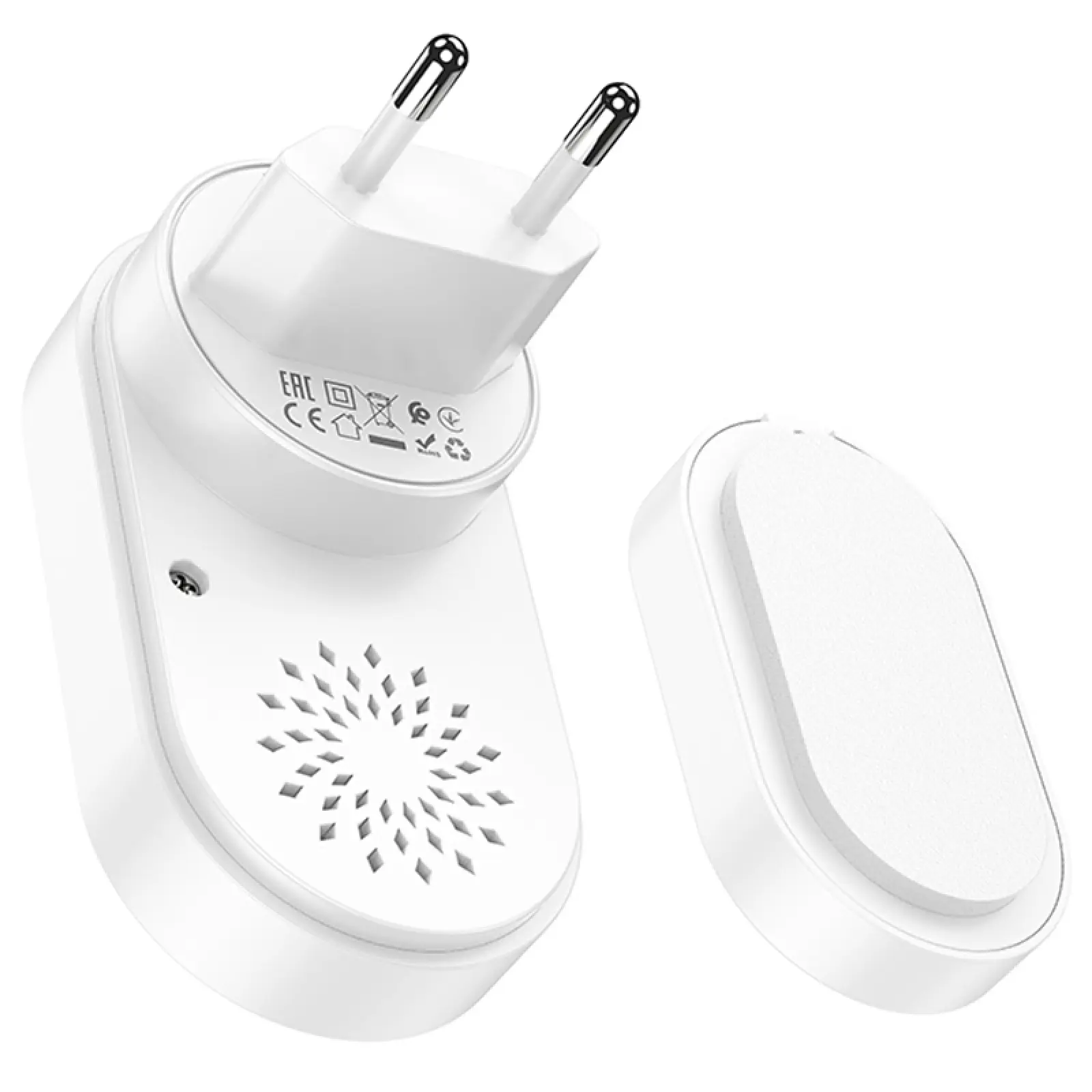 Дверной звонок Hoco HI25 Neon Bell, White 2, купить оптом с доставкой