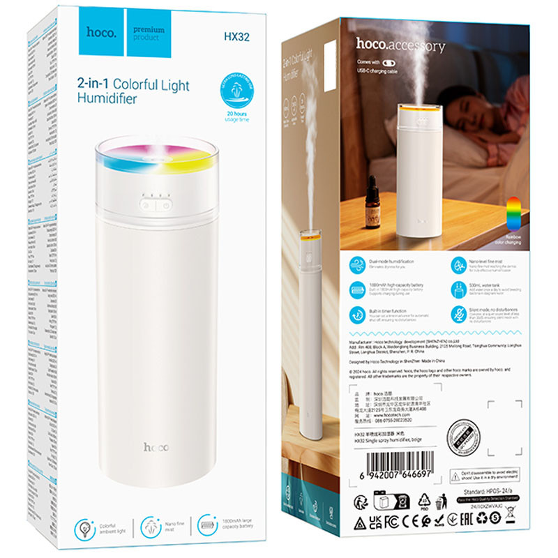 Зволожувач повітря Hoco HX32 Single на малюнкі №6