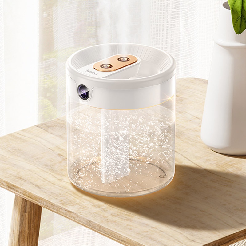 Зволожувач повітря Hoco HX31 Dual spray humidifier with digital display на малюнкі №7