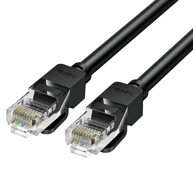 Кабель (патч-корд) Hoco US14 Category 6 Gigabit (5m), Black 4, купить оптом с доставкой