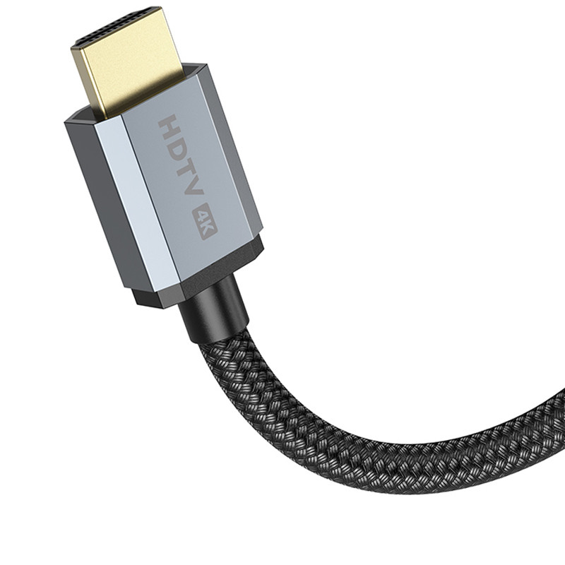 Дата кабель Hoco US03 4KHDMI Male To 4KHDMI Male (3m) на малюнкі №5