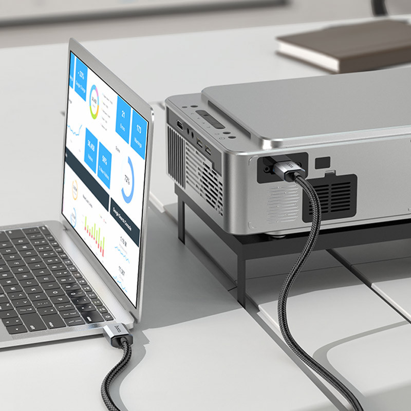 Дата кабель Hoco US03 4KHDMI Male To 4KHDMI Male (3m) на малюнкі №7