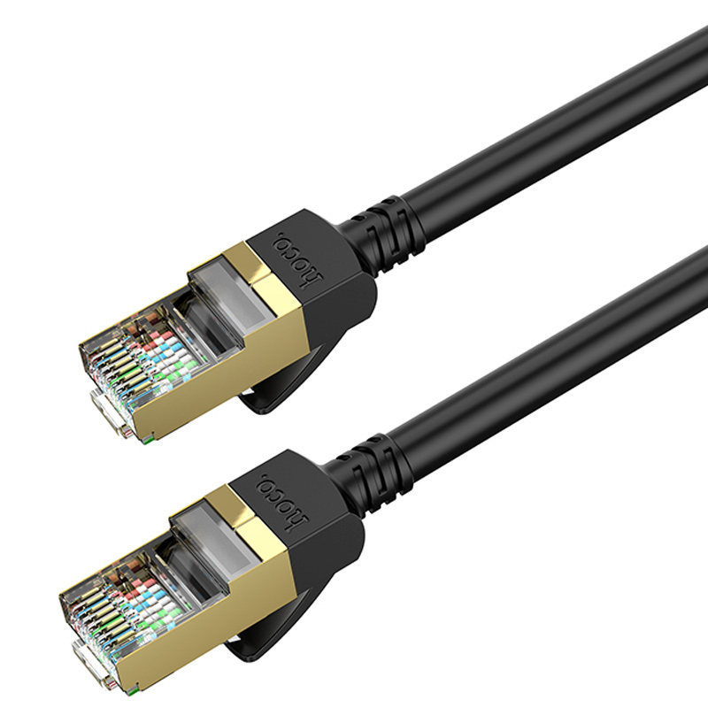 Дата кабель Hoco US02 Level pure copper gigabit ethernet (3m) на картинке №3