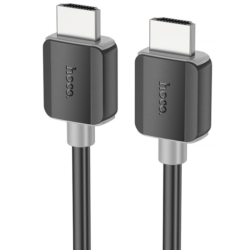 Дата кабель Hoco US08 HDTV 2.0 male to male 4K HD (1m) на малюнкі №1