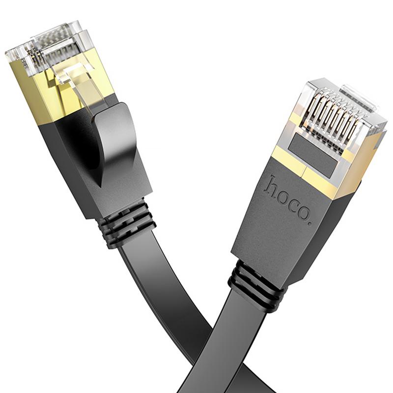 Дата кабель Hoco US07 Level Pro copper gigabit ethernet (1m) на малюнкі №1
