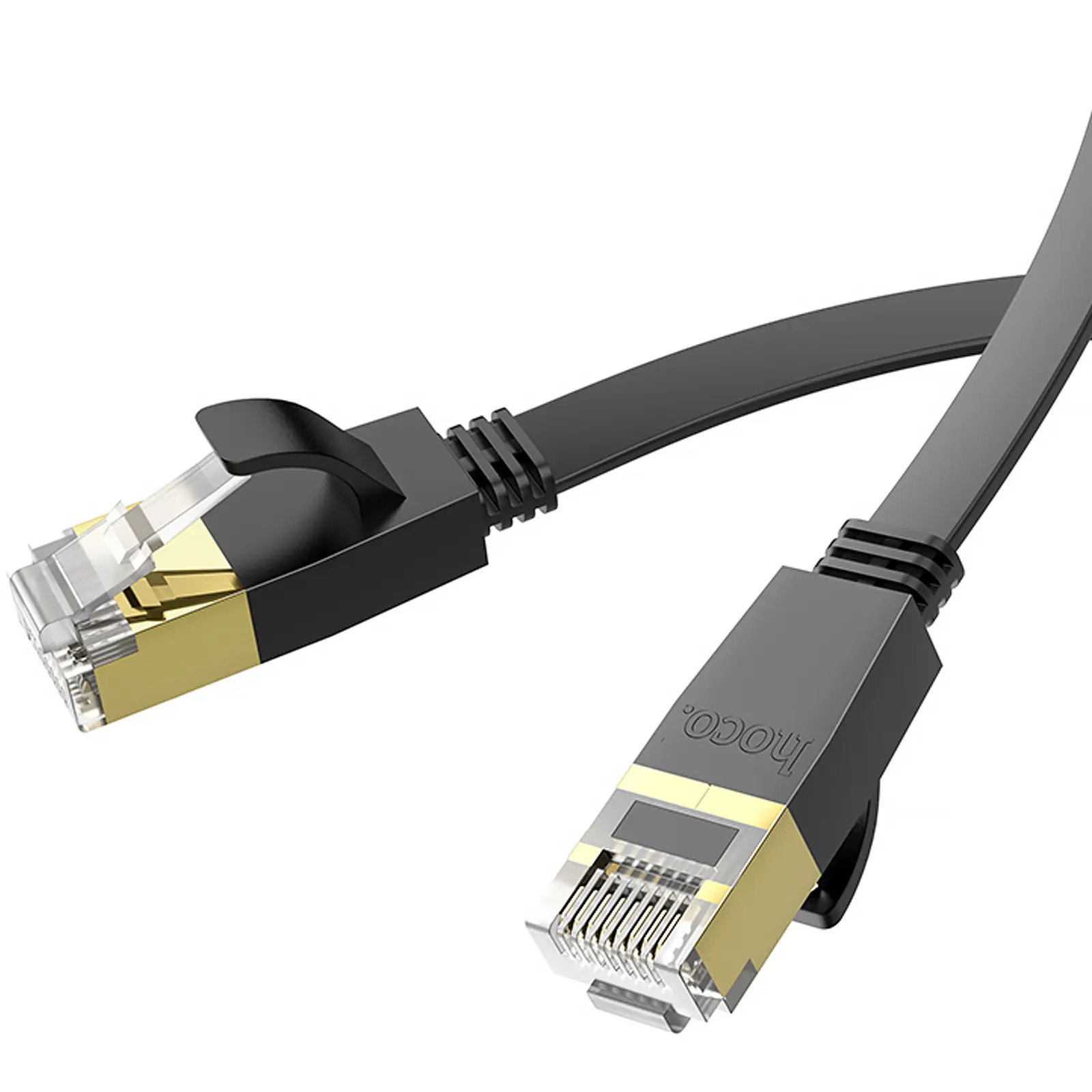 Дата кабель Hoco US07 Level Pro copper gigabit ethernet (1m), Black 2, купить оптом с доставкой