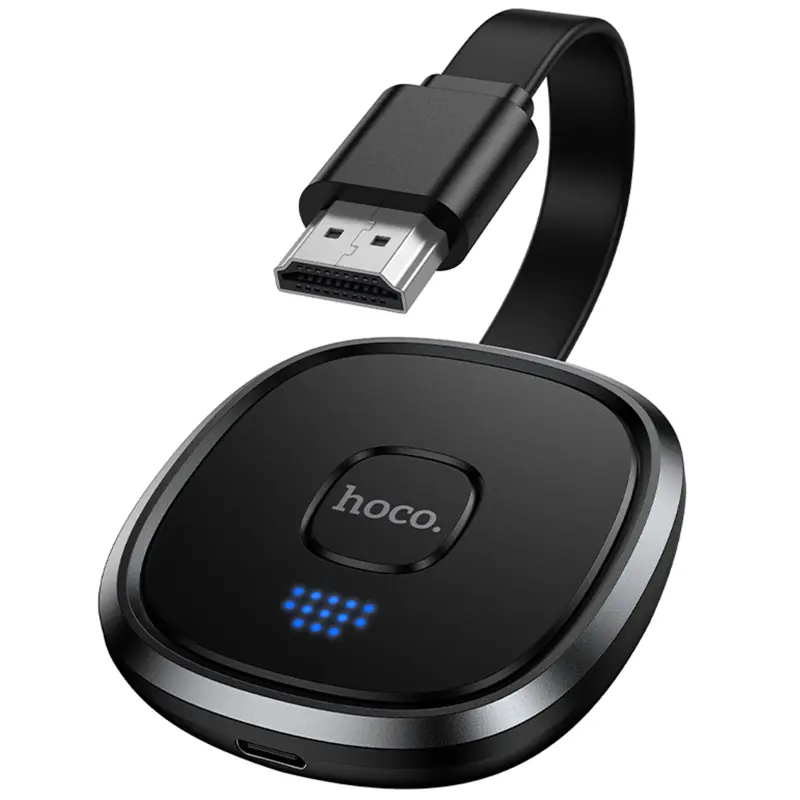 Адаптер Hoco UA45 HDMI Screen Mirroring Device (1080P), Black, купити оптом з доставкою