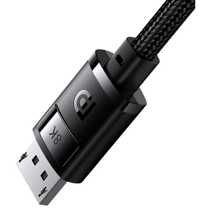 Дата кабель Baseus High Definition Series DP 8K to DP 8K (1.5m) (B00633706111) на малюнкі №3