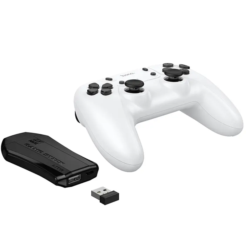 Ігрова приставка Hoco GA31 + два беспроводных геймпада for PC, White 4, купити оптом з доставкою