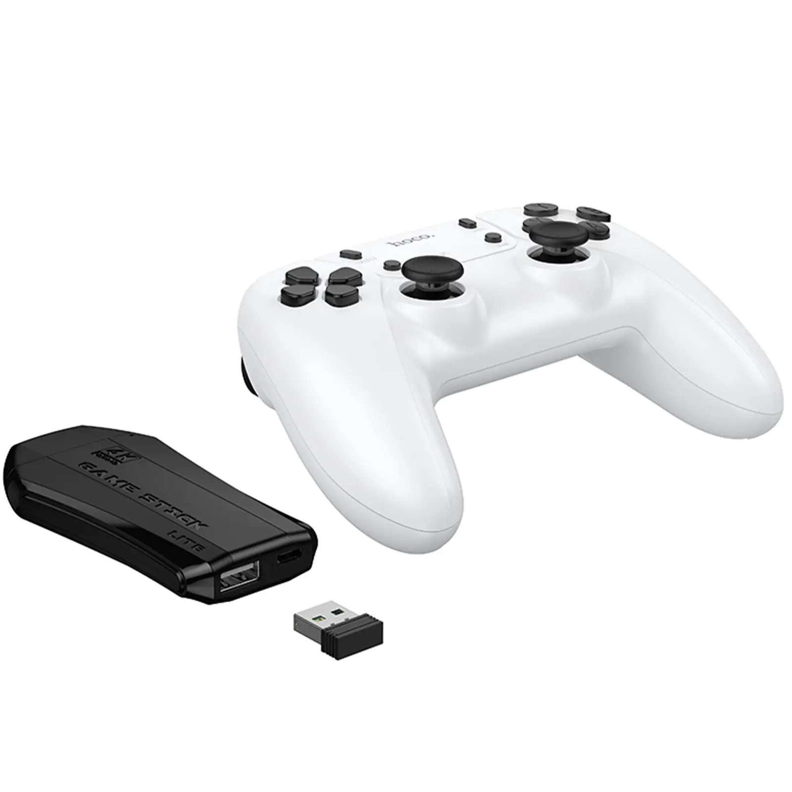 Ігрова приставка Hoco GA31 + два беспроводных геймпада for PC, White 4, купити оптом з доставкою