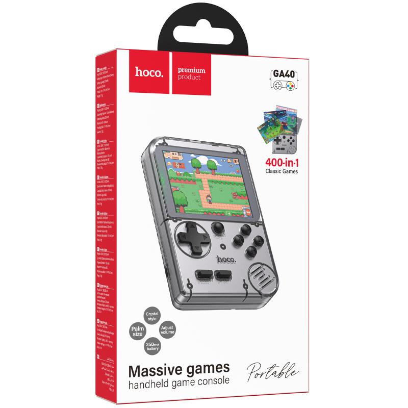 Портативная игровая консоль Hoco GA40 Brilliant 400 games (250mAh) на картинке №2