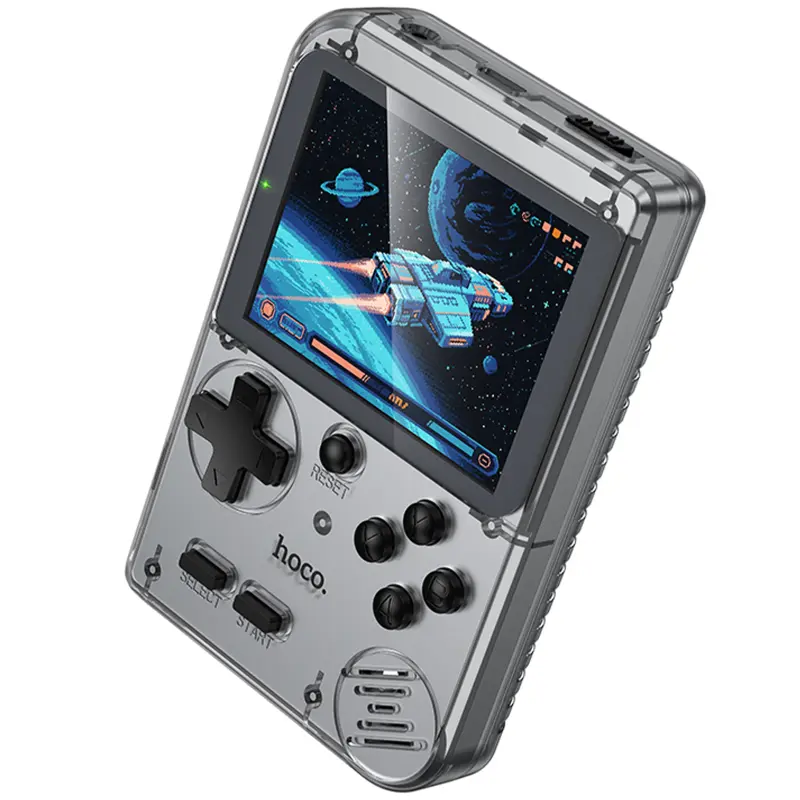 Портативная игровая консоль Hoco GA40 Brilliant 400 games (250mAh), Gray 5, купить оптом с доставкой