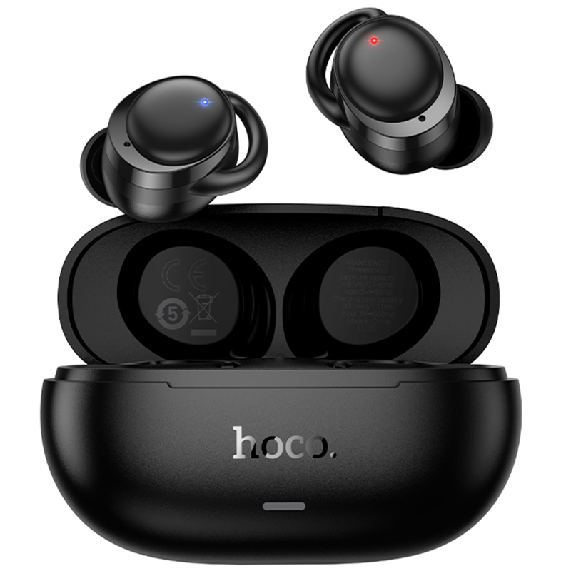 Беспроводные TWS наушники Hoco EW207 Sound, Black 2, купить оптом с доставкой