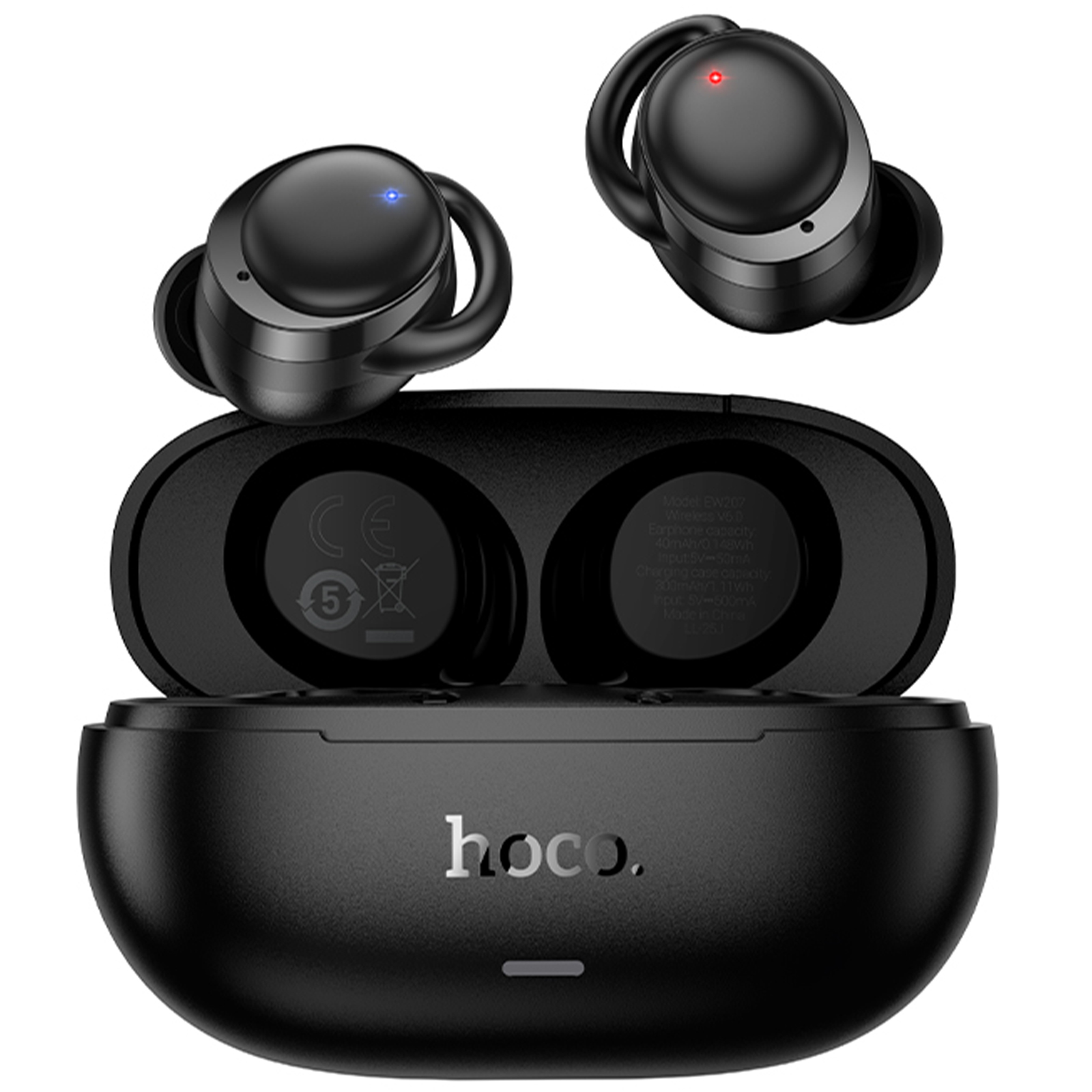 Беспроводные TWS наушники Hoco EW207 Sound, Black 2, купить оптом с доставкой