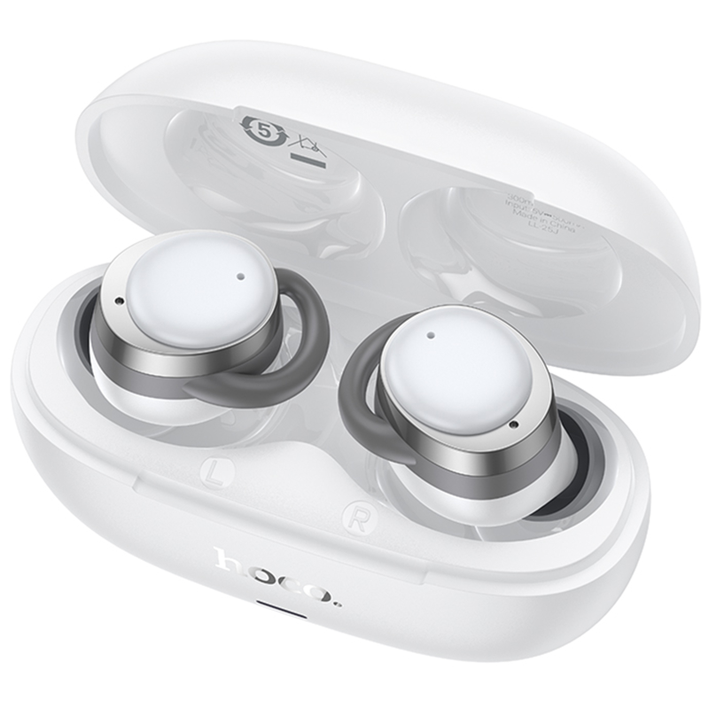 Беспроводные TWS наушники Hoco EW207 Sound, White 3, купить оптом с доставкой
