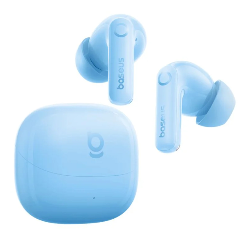 Бездротові TWS навушники Baseus Bass BP1 ANC+ENC (A00107), Galaxy Blue 3, купити оптом з доставкою