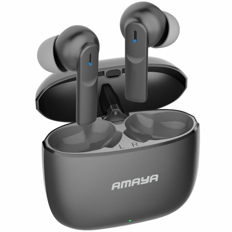 Беспроводные TWS наушники Amaya ATW-09 Metal case, Grey, купить оптом с доставкой