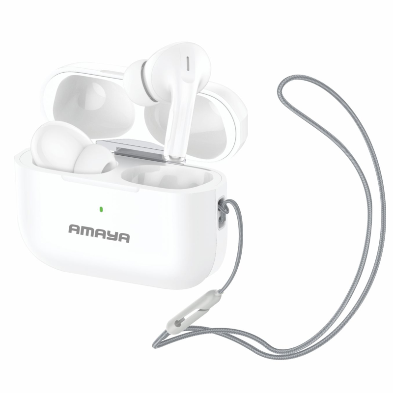 Беспроводные TWS наушники Amaya ATW-07, White, купить оптом с доставкой